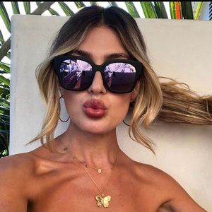 Diff Eyewear Bella II Purple Flash Sunglasses